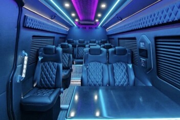 Conroe Sprinter Bus Interior