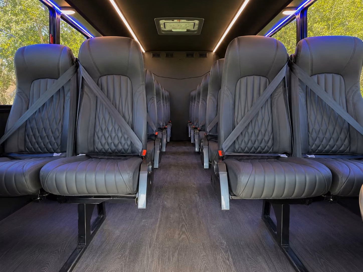 20 passenger minibus inside