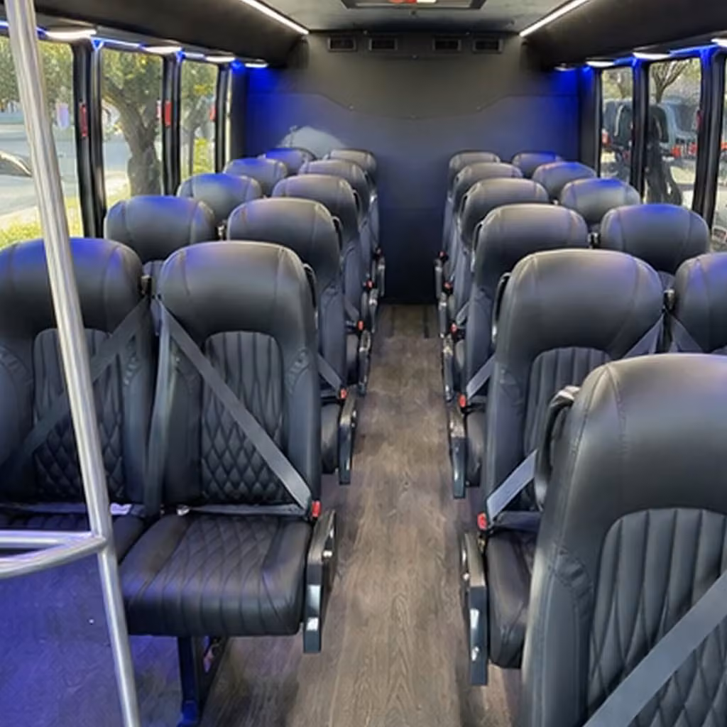 30 passenger minibus interior