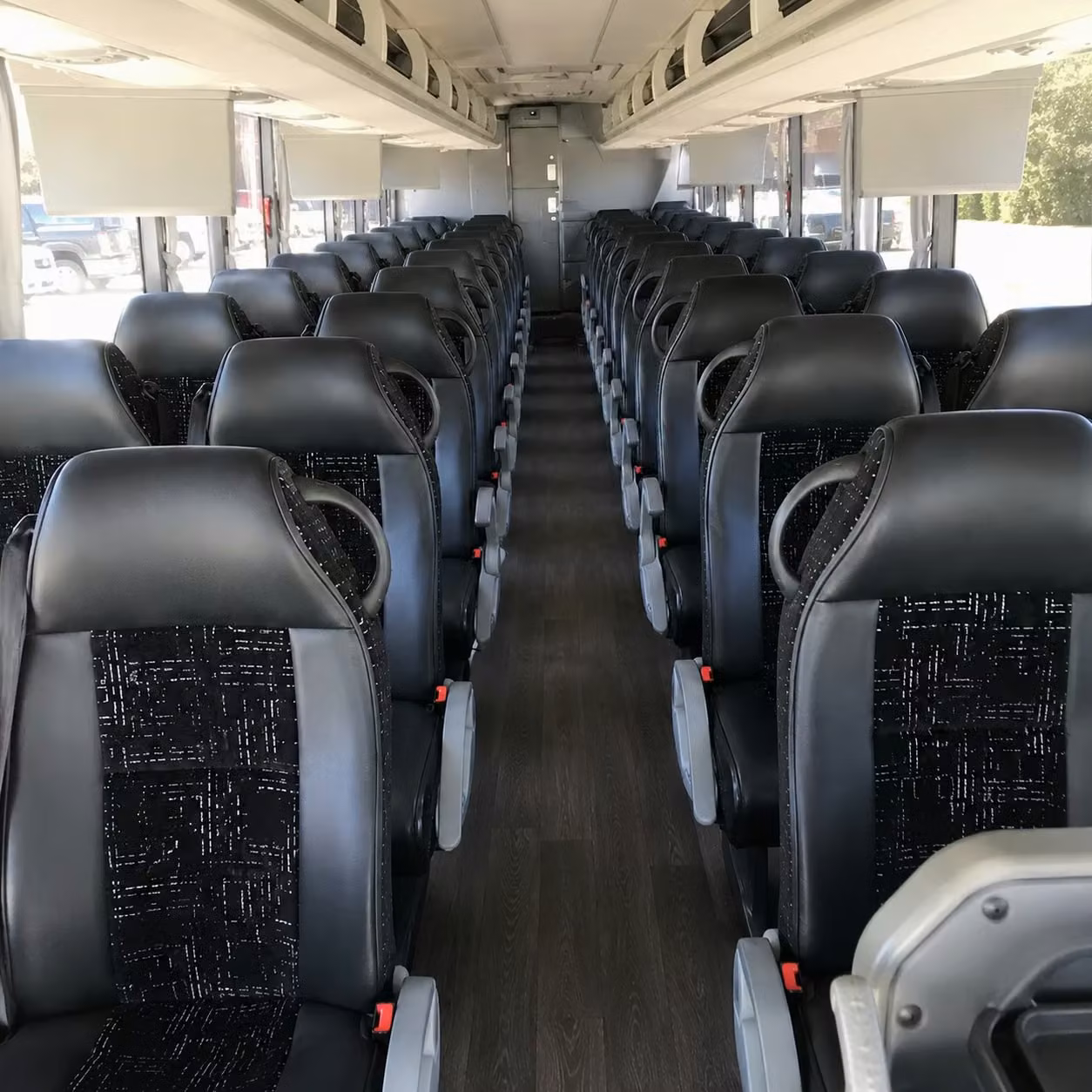 conroe 56 passenger charter bus rental
