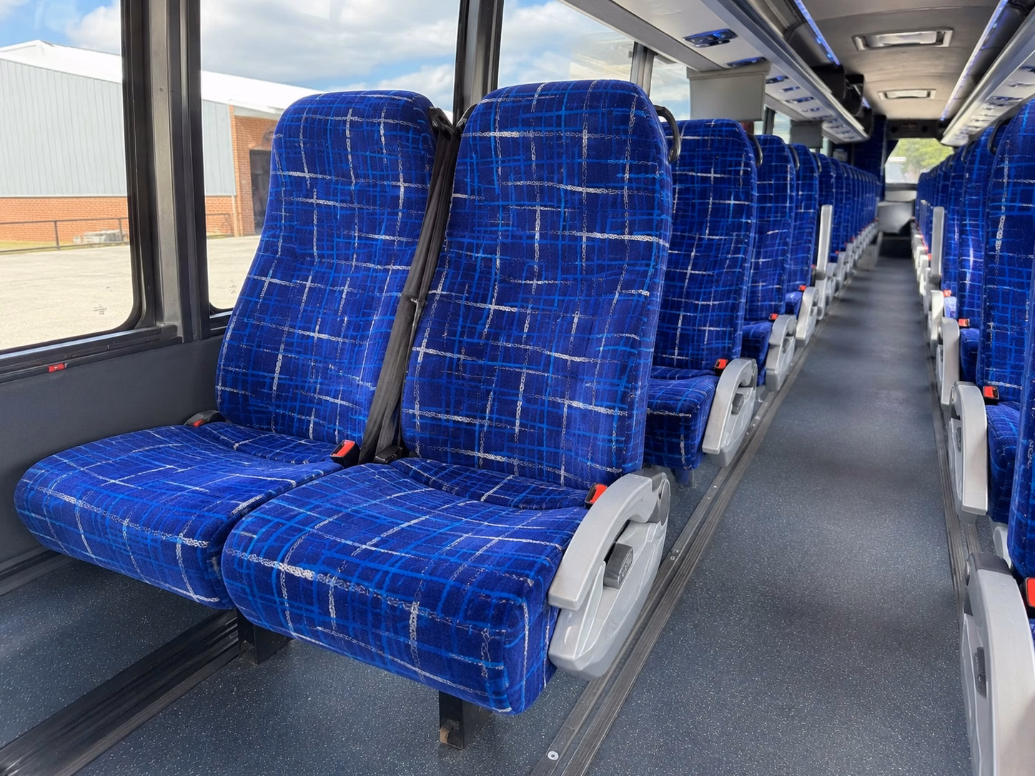 conroe charter bus interior