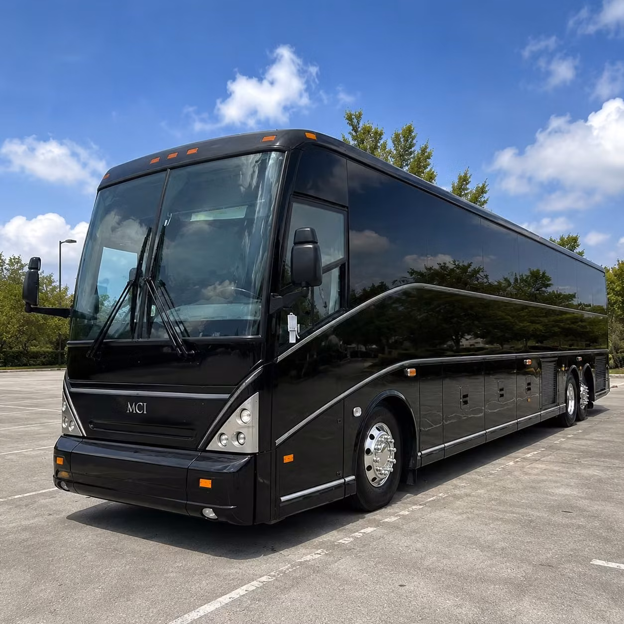 sports team transportation and fan bus rentals in conroe